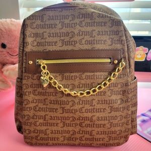 🤎 Juicy Couture Gothic Logo Chestnut Backpack 🤎
